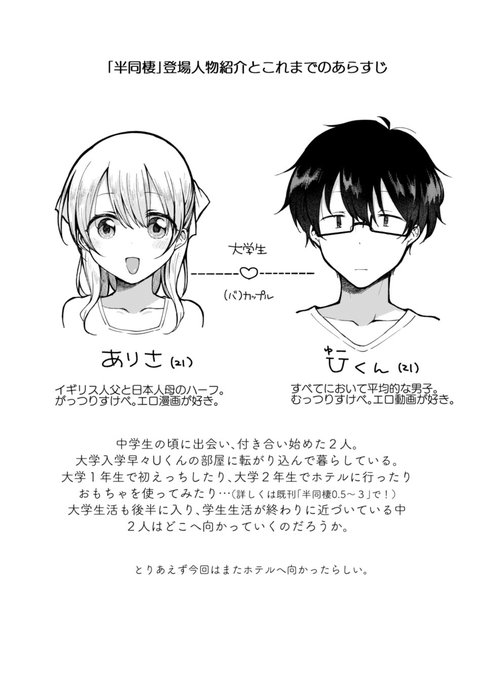 新作カップルラブラブH同人誌の先行公開版全編(32P)を各支援サイトに投稿しました!よかったら読んでね〜
FANBOX https://t.co/ASMK7eGCWU
fantia https://t.co/ZsBZbvkUEr 