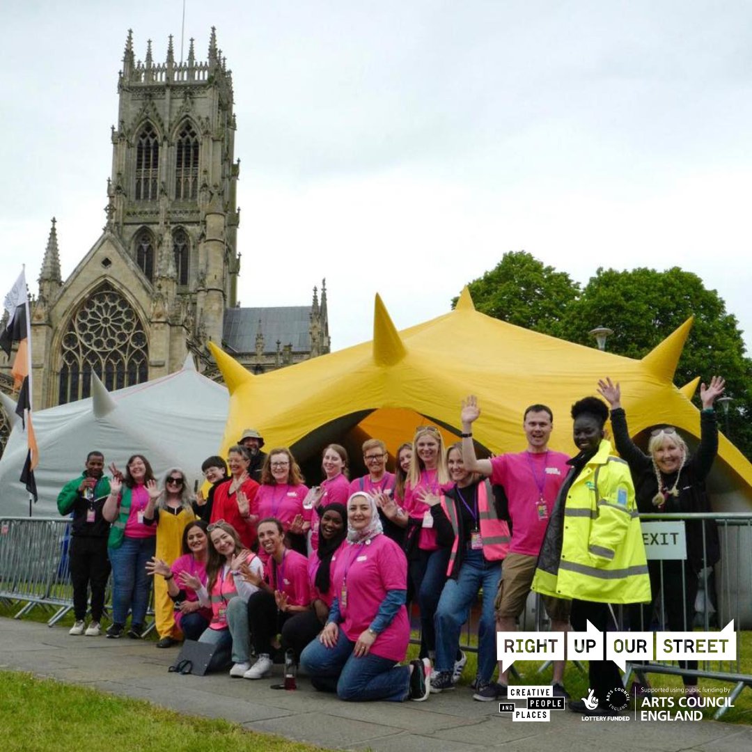 RightUpRStreet's tweet photo. We are so pleased to share that we have been successful in our application for an additional year of funding (2025-26) @ace_national 🎉 Over the past 12 years we have grown with the support of our Community Advisors, Festival Steering Group, Crew, Consortium and the Community 👏 https://t.co/Fkmd6KeQ4j