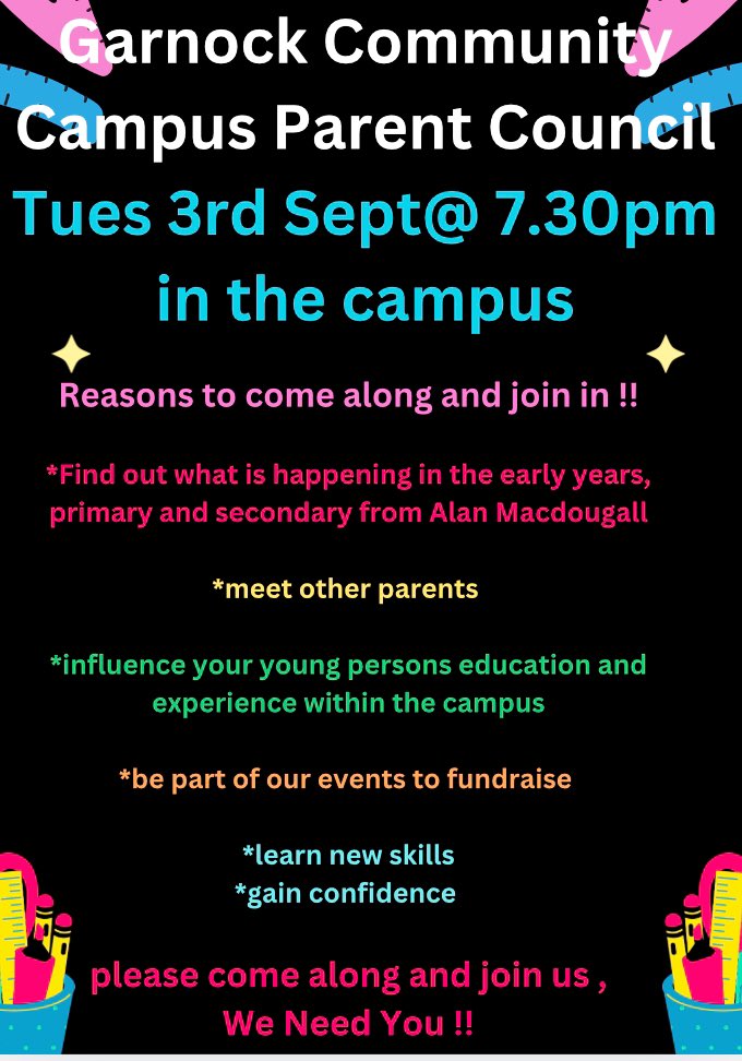 garnock community campus parent council (@garnockc) on Twitter photo 