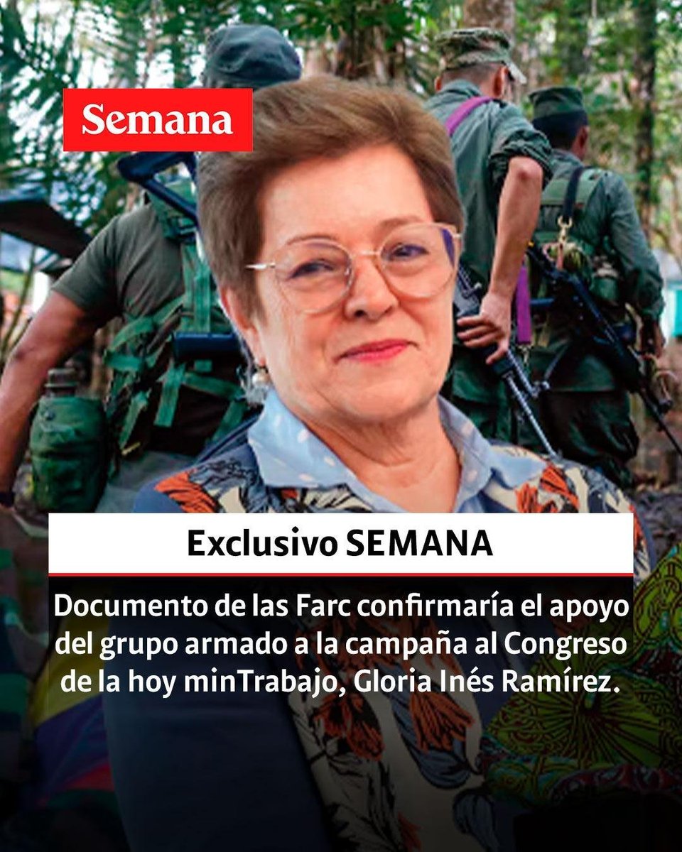 Comienza a discutirse la Reforma Laboral y para la Revista Semana de los Gilinski bajo la dirección de una candidata a la presidencia, Vicky Dávila de Gnecco, la <a href="/MintrabajoCol/">MinTrabajo</a> Gloria Inés Ramírez es del ELN. Y la <a href="/FLIP_org/">Fundación para la Libertad de Prensa (FLIP)</a> siguiéndole el juego de los golpistas. <a href="/CIDH/">CIDH - IACHR</a>