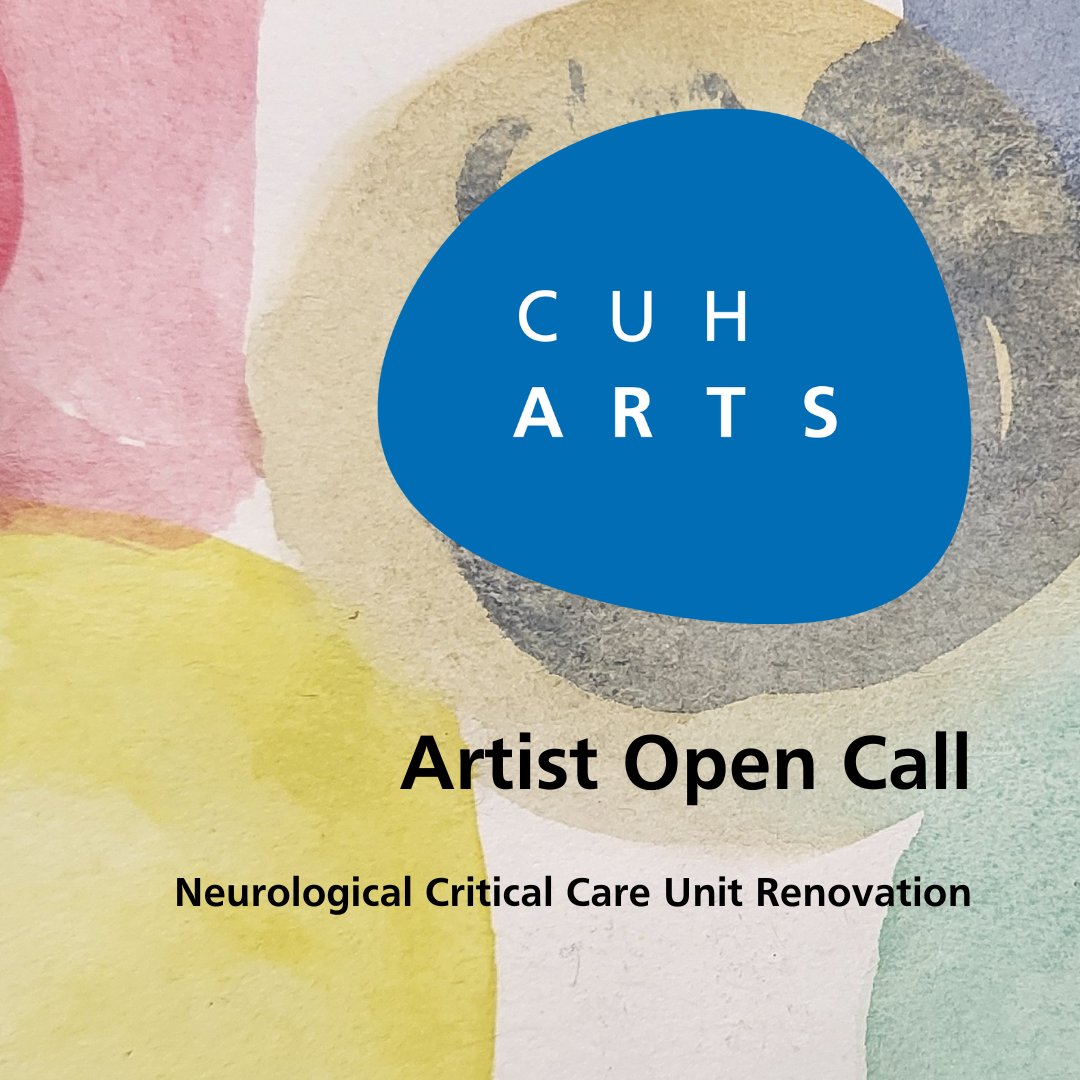 CUH Arts (@cuhartsnhs) on Twitter photo 📢Artist Open Call📢
We are looking to commission an artist to create a department-spanning artwork for the NCCU at Addenbrooke's Hospital <a href="/CUH_NHS/">Cambridge University Hospitals NHS</a>.
For the full artwork brief and how to apply visit our website: bit.ly/NCCU_Artist
Deadline for submissions: Midnight, 23/09/24 📢Artist Open Call📢
We are looking to commission an artist to create a department-spanning artwork for the NCCU at Addenbrooke's Hospital <a href="/CUH_NHS/">Cambridge University Hospitals NHS</a>.
For the full artwork brief and how to apply visit our website: bit.ly/NCCU_Artist
Deadline for submissions: Midnight, 23/09/24