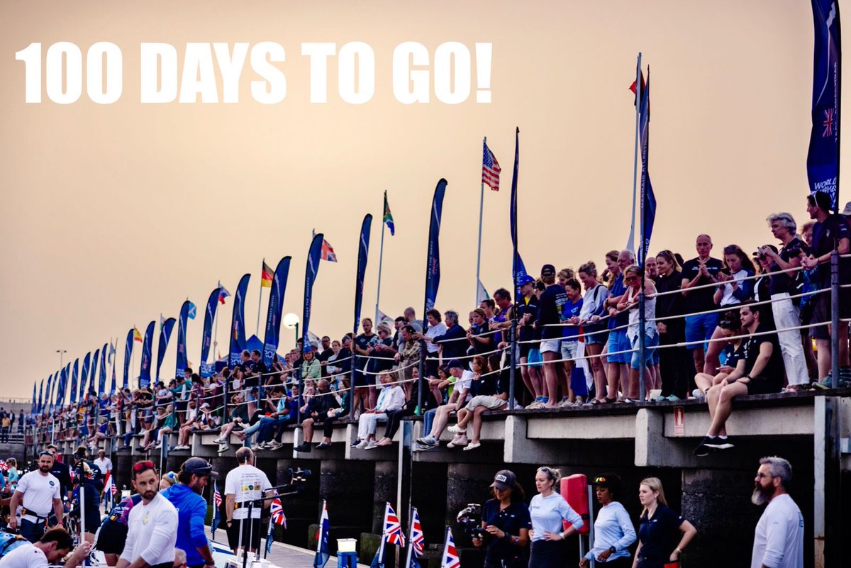 💥100 DAYS TO GO!💥

World’s Toughest Row - Atlantic 2024. 

40 teams, 116 rowers from 16 different countries✊🏼

Race start December 12th. 

#oceanrowing #worldstoughestrow 
#atlantic2024 
#extremesports 
#rowing