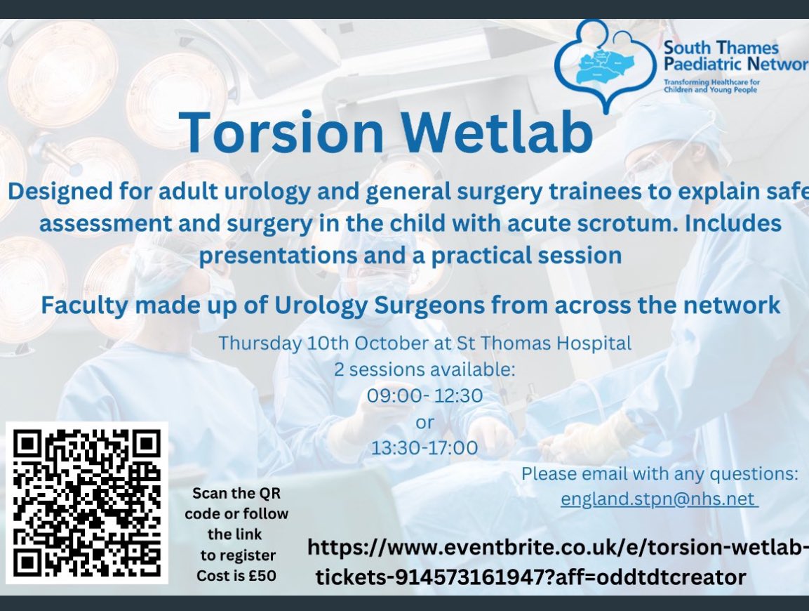BAPU (@bapusurgeons) on Twitter photo Great course for adult trainees attending CYP torsions as an emergency 😀. Was brilliantly received last year #STPN <a href="/BSoT_UK/">BSoT</a> worth attending and very good value #testiculartorsion Still some sessions available #CentralLondon <a href="/Uro_News/">Urology News</a> <a href="/BAUSurology/">BAUS</a> <a href="/NorthLonUrol/">NorthLondonUrology</a> <a href="/GuysUrology/">Guy's Urology News</a> Great course for adult trainees attending CYP torsions as an emergency 😀. Was brilliantly received last year #STPN <a href="/BSoT_UK/">BSoT</a> worth attending and very good value #testiculartorsion Still some sessions available #CentralLondon <a href="/Uro_News/">Urology News</a> <a href="/BAUSurology/">BAUS</a> <a href="/NorthLonUrol/">NorthLondonUrology</a> <a href="/GuysUrology/">Guy's Urology News</a>