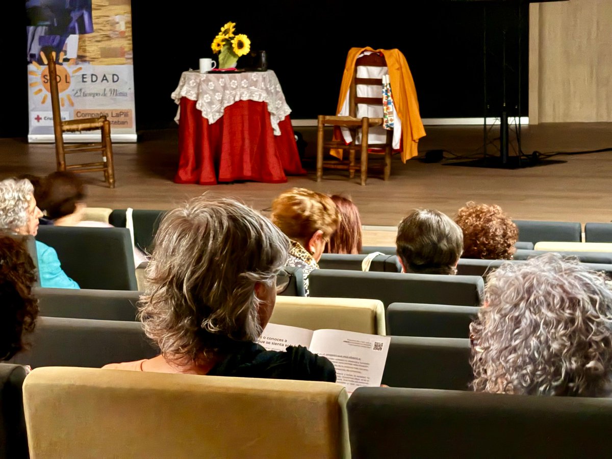 CruzRojaAL's tweet photo. 🎭Se abre el telón...y pasas una tarde en la mejor compañía
La obra "Soledad, el tiempo de María" de la Compañía La Pili ya está de gira en la provincia de la mano del #ProyectoCRECE
4/9 Sala Atelier S. Vicent del Raspeig
19/9 Casa Cultura Villena
20/9 Auditorio Denia
🎫Gratis https://t.co/cLdrTHnIJF