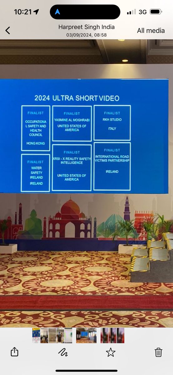 What an honour for IRVP today <a href="/Conf_Safety/">World Conf. Injury Prevention & Safety Promotion</a> as we were winners at the <a href="/SafetyIsma/">International Safety Media Awards (ISMA)</a> awards. There to represent us was our esteemed colleague Harpreet <a href="/avoidaccident/">Harpreet Singh 🚴🚑🚦🚸♿️</a>. Thank you <a href="/minuzzo11/">Barbara minuzzo</a> &amp; @ISMA for this wonderful honour and congrats to all of our fellow finalists. Well done all👏👏