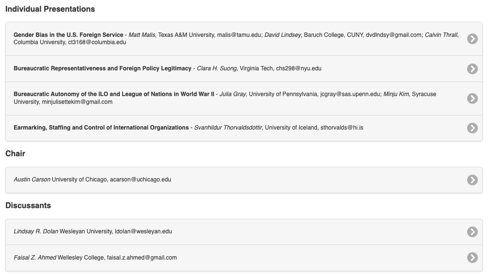 MattMalis's tweet photo. I'm on two great APSA panels on bureaucracy and IR, conveniently back-to-back in the same room on Saturday morning, featuring contributions from: 
@calvinthrall @chsuong @juliacartergray @minjulisettekim @svanhildur @sabrinabarias @jonasbunte @cfbalcazar @KyuwonLee7 ... https://t.co/x8VLXwY9Ge
