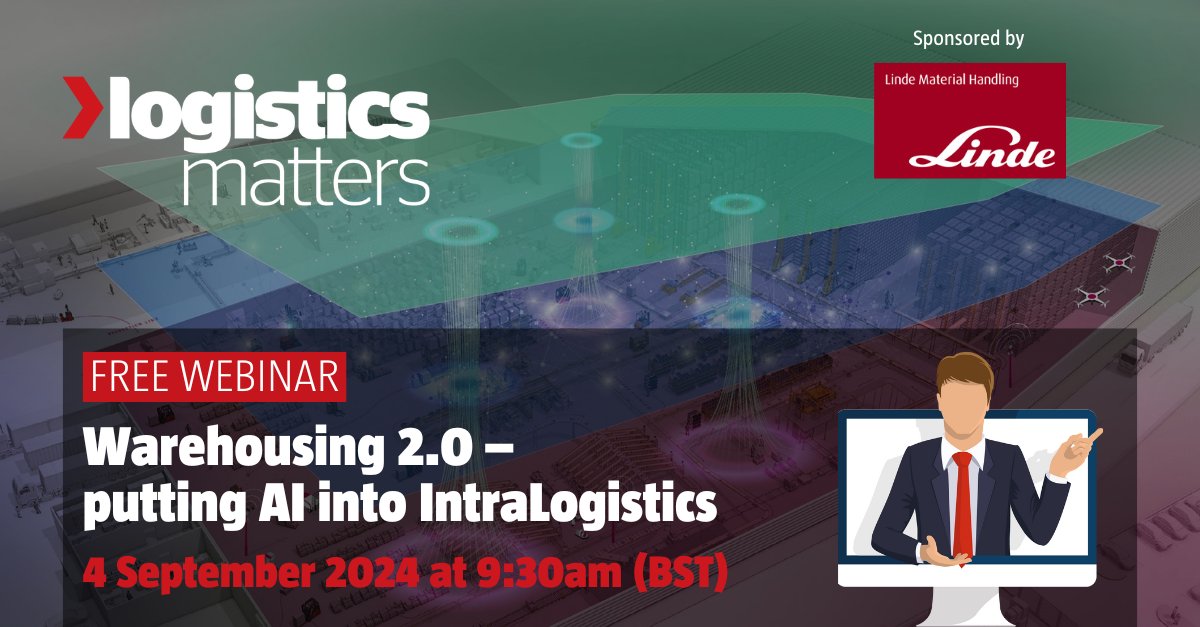 HSSmagazine's tweet image. ⏰ THIS IS YOUR 1 DAY WARNING!

Join us on our upcoming webinar with @Lindeplc tomorrow at 9.30am, to discuss what intralogistics can gain from the artificial intelligence revolution.

Complete your FREE registration 👉 wbmwebinars.com/warehousing-20…

#CPDwebinar #AI #intralogistics