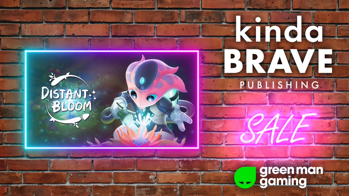 Kinda Brave is holding a Publisher Sale on <a href="/GreenManGaming/">Green Man Gaming</a>, where you can get Distant Bloom and other games for 40% off!

Check all the offers
greenmangaming.com/publisher-sale…

#indiegames #madewithunreal #CelebrateIndies #indiedev #gamingpc
<a href="/Felibeni/">Alexander Benitez</a> <a href="/DavidPennelle/">David Pennelle</a> <a href="/kindabrave_ent/">KindaBraveEntertainment</a>