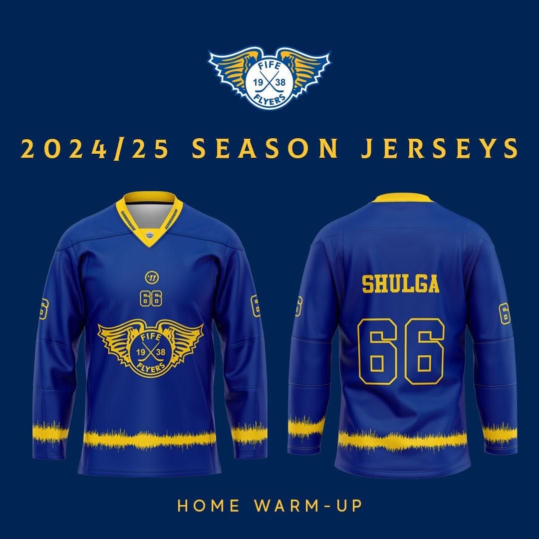 FifeFlyers's tweet photo. Sponsorship opportunities

Now that you’ve seen the team in action, now is your chance to sponsor your favourite Flyer!

e-mail commercial@fifeflyers.co.uk and Pam.clark@fifeflyers.co.uk to secure your Flyers’ Away or warm-up jersey with prices starting from £250. https://t.co/Eq7F768Q3k