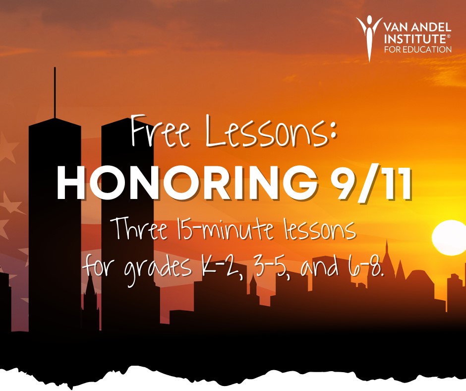 As the anniversary of September 11th approaches, we remember the importance of this pivotal moment in history. To better help students understand the events of that day, we’ve created Honoring 9/11—free 15-minute lessons for grades K-8: bit.ly/4dCP05o #PBL
