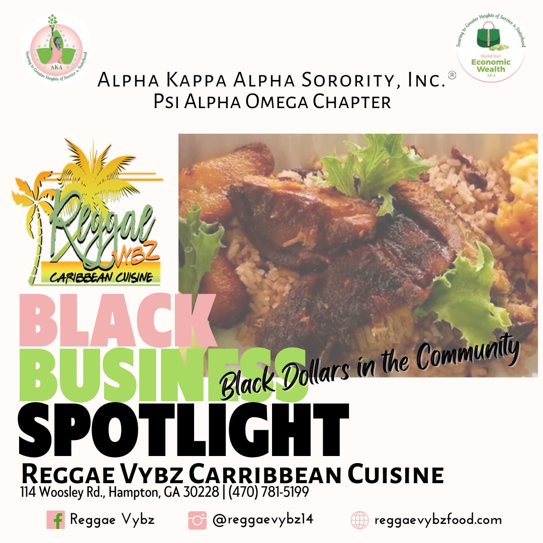 PsiAlphaOmega's tweet photo. Greetings, Join us in supporting black-owned businesses.
#BlackDollar #PAOExcellence https://t.co/AKKZrKDvvf