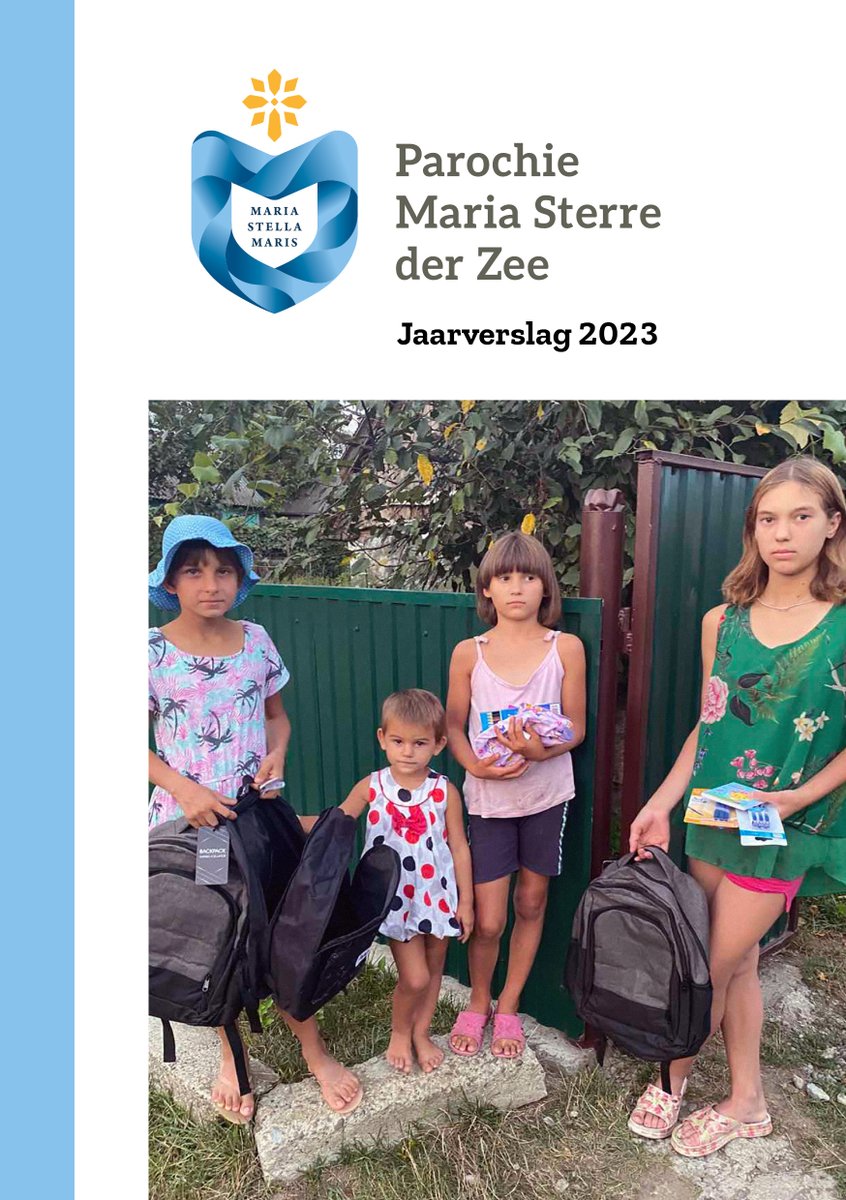 Het nieuwe jaarverslag is uit! 
Op de cover prijkt een foto van kinderen in Oekraïne met rugzakken in hun handen. Deze artikelen zijn gekocht van de opbrengst van de Oekraïne-actie in onze parochie.

Op  rkdenhaag.nl/jaarverslag-20…  is het jaarverslag online te lezen.