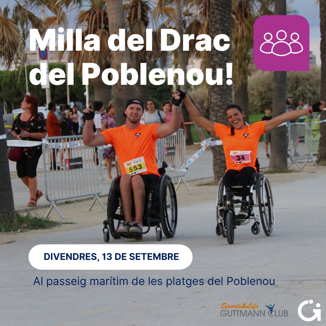 Un any més, participem a la Milla del Drac del Poblenou!
Esport i cultura s'uneixen al Passeig Marítim de les platges del Poblenou per celebrar el tret de sortida de la Festa Major amb un running nocturn. 

És una cursa oberta a tothom, i podràs apuntar-te a la teva categoria: