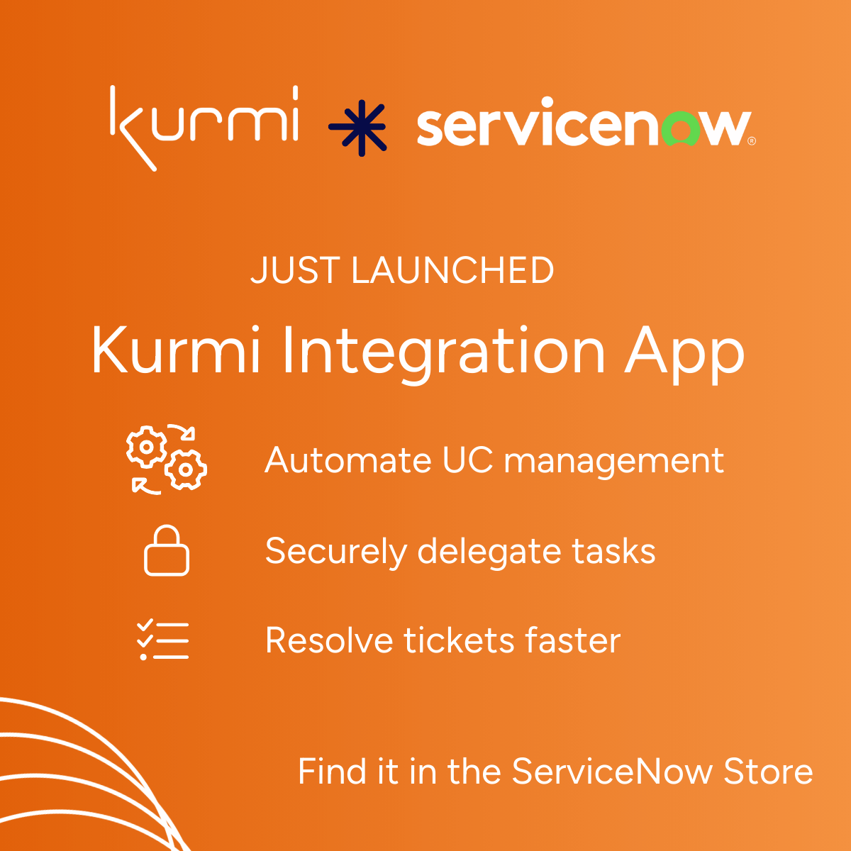 Kurmi Software (@kurmisoftware) on Twitter photo We've just launched the Kurmi Integration app in the <a href="/ServiceNow/">ServiceNow</a> Store. Using this, IT teams can perform routine tasks—or automate them—across Cisco UCM, Webex, Teams, and other UC systems connected to Kurmi from their ServiceNow instance. Read more: eu1.hubs.ly/H0c4v0G0 We've just launched the Kurmi Integration app in the <a href="/ServiceNow/">ServiceNow</a> Store. Using this, IT teams can perform routine tasks—or automate them—across Cisco UCM, Webex, Teams, and other UC systems connected to Kurmi from their ServiceNow instance. Read more: eu1.hubs.ly/H0c4v0G0