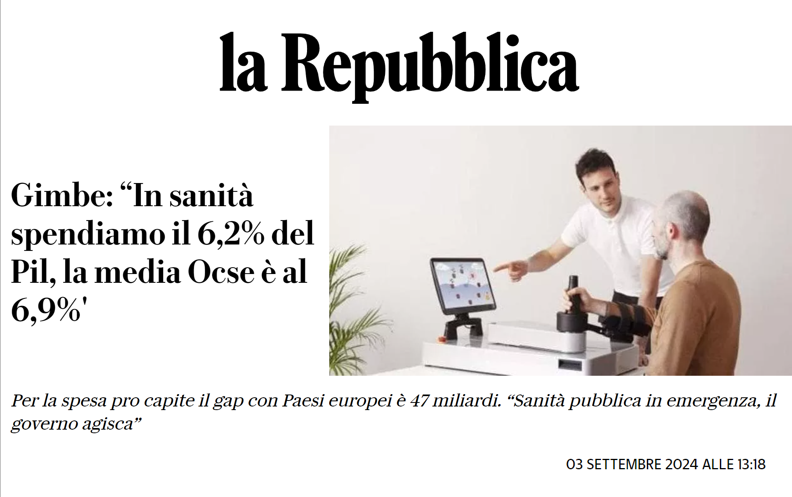 Cartabellotta's tweet photo. Avevamo la migliore #sanità del mondo, ora invece:
👉interminabili tempi di attesa per visite ed esami
👉affollamento dei pronto soccorso
👉impossibilità di trovare un medico di famiglia vicino casa
👉inaccettabili diseguaglianze regionali e locali
👉migrazione sanitaria
👉aumento spesa privata e impoverimento famiglie 
👉rinuncia alle cure
#SalviamoSSN 

https://t.co/OuVydjQDGL