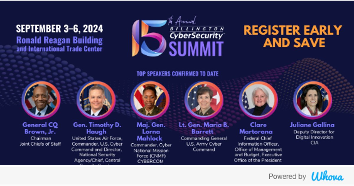 techexec_scott's tweet image. Hi! I&apos;m attending 15th Annual Billington CyberSecurity Summit. Come check out Interos at booth 171.  See you there, and let&apos;s start connecting with each other now. whova.com/whova-event-ap… #BillingtonCyber