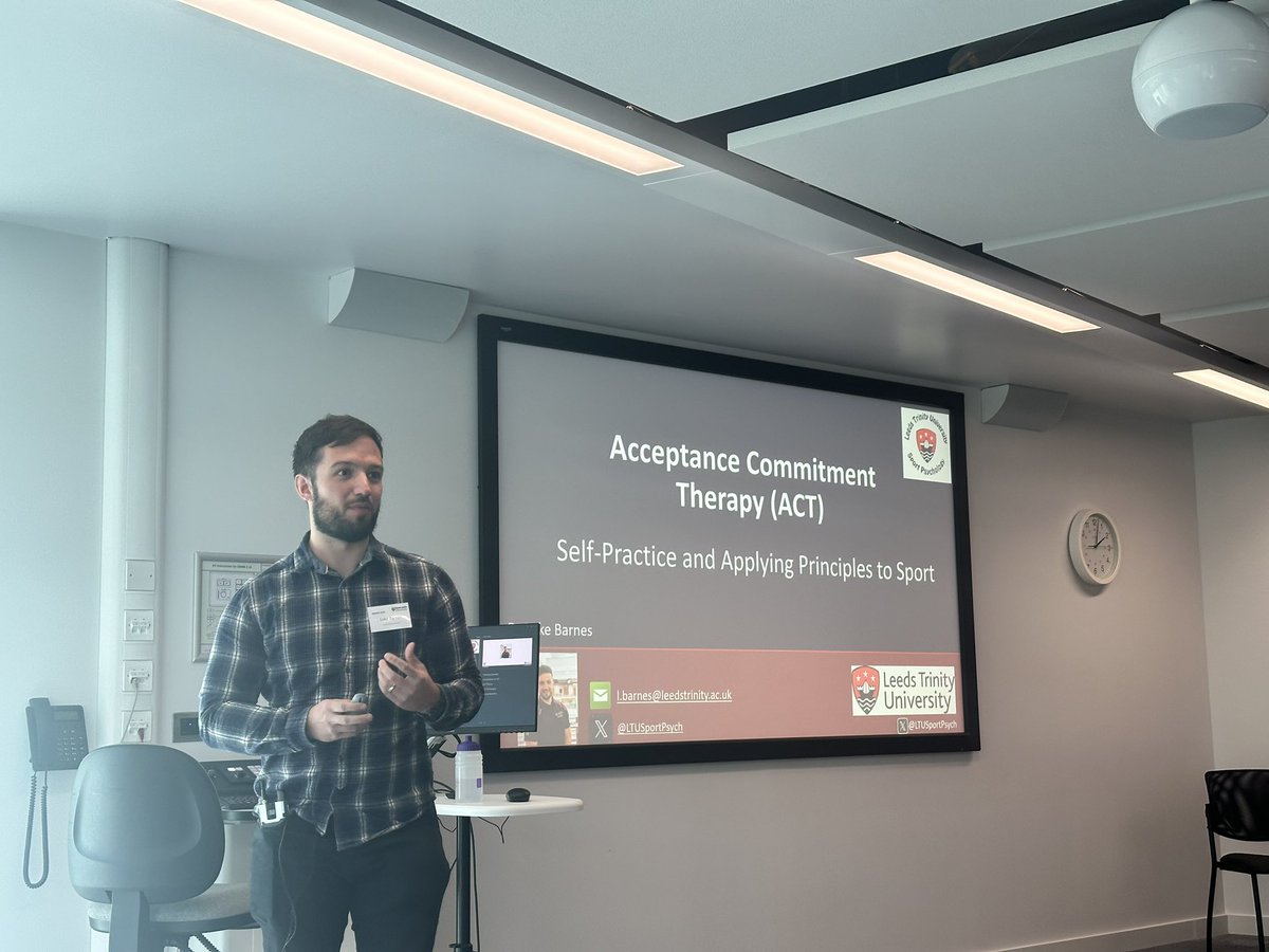 Dr Tracy Donachie, CPsychol, SFHEA, SEPiT (@tdona005) on Twitter photo <a href="/Luke_Barnes_1/">Dr Luke Barnes</a> Dr Luke Barnes discussing acceptance and commitment therapy - self practice and applying principles to sport! #NRAPS2024 <a href="/LTUSportPsych/">LTU Sport Psychology</a> <a href="/UniofNewcastle/">Newcastle University</a> <a href="/NewcastlePsych/">Newcastle Psychology</a> <a href="/Luke_Barnes_1/">Dr Luke Barnes</a> Dr Luke Barnes discussing acceptance and commitment therapy - self practice and applying principles to sport! #NRAPS2024 <a href="/LTUSportPsych/">LTU Sport Psychology</a> <a href="/UniofNewcastle/">Newcastle University</a> <a href="/NewcastlePsych/">Newcastle Psychology</a>