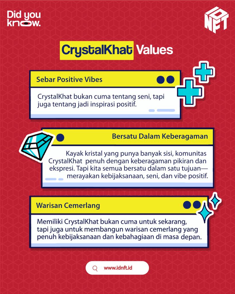 idnft_'s tweet image. Jangan lupa like , comment, dan follow untuk informasi lainnya ya fams! ✨

#IDNFT #Cryptokhat #DYK