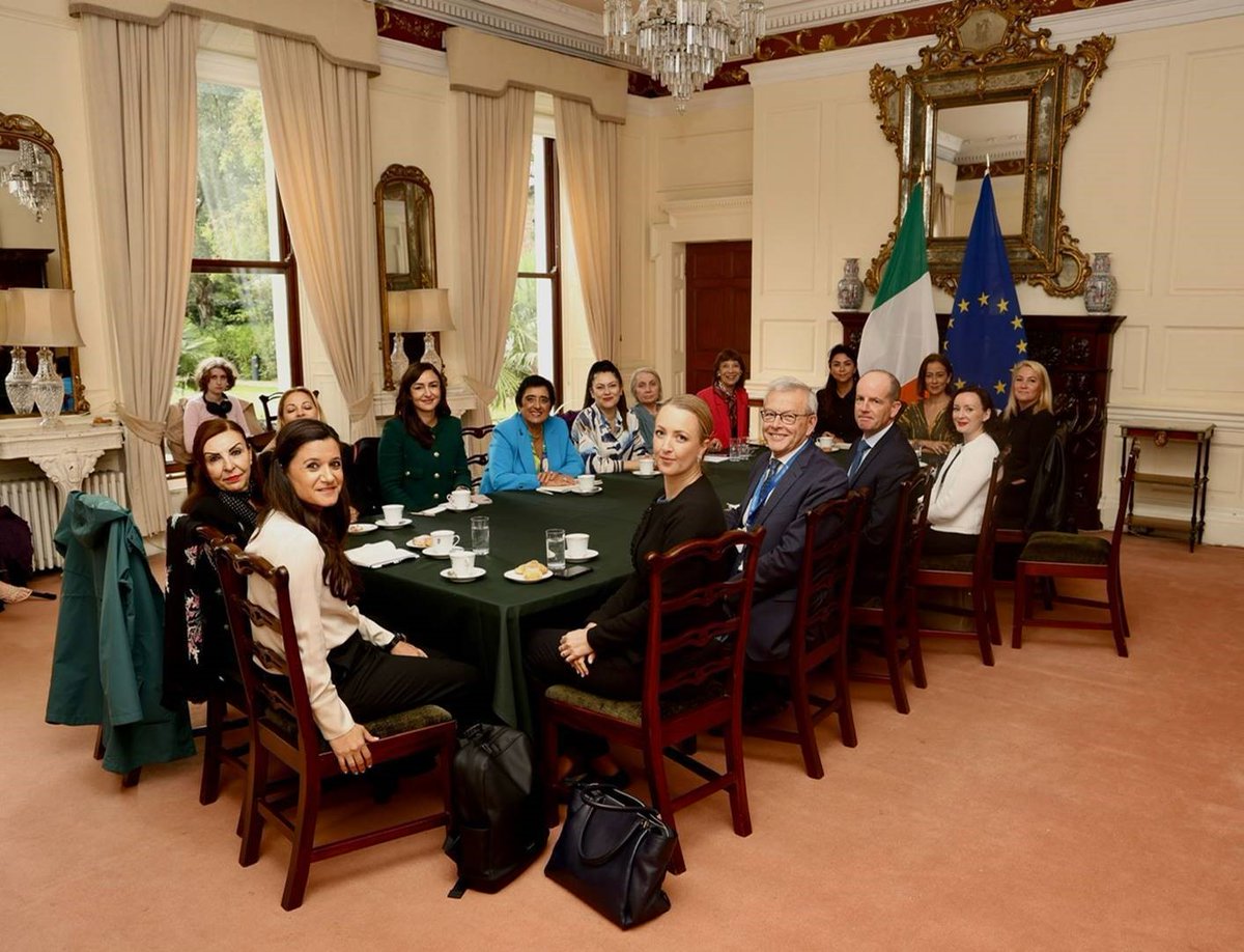 Today DFA Secretary General Joe Hackett met with Cyprus Women Bicommunal Coalition @CYPWBC. Women have played a vital role in the peace process on the island of Ireland. Initiatives such as @CYPWBC can have a transformative impact in Cyprus.