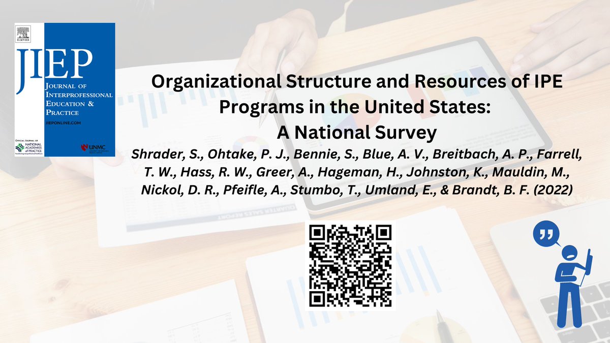 🚀 Top-cited article in JIEP: "Organizational Structure and Resources of IPE Programs in the United States: A National Survey" explores how interprofessional education (IPE) programs are built and sustained nationwide. A must-read for anyone involved in #IPE. #NAPractice