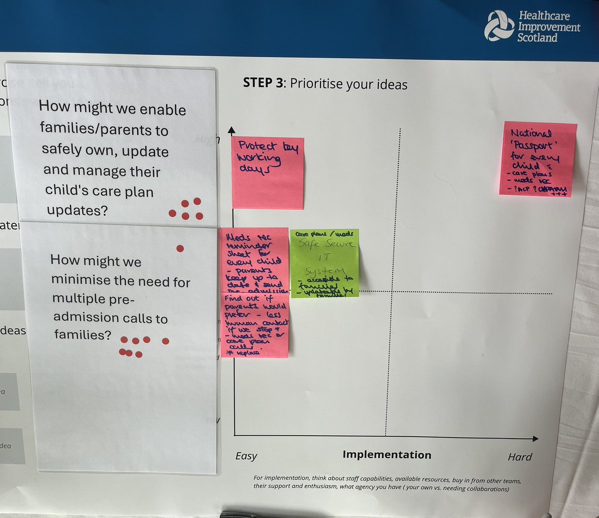 KSEllis67's tweet image. Brilliant conversation looking at “How might we..?” statements with colleagues in Rachel House working on Admissions project 
#humanlearningsystem #qualityimprovement
#understandingexperienceiseverything