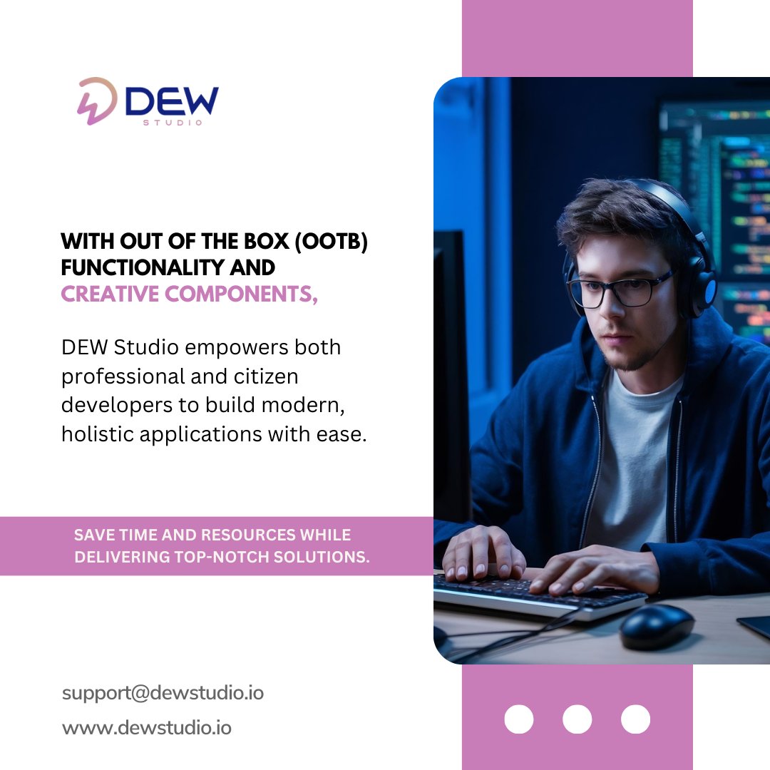 dewstudio_io's tweet image. Ready to innovate? Dive in with DEW Studio! 
DEWStudio, a product developed by TechRev LLC
#DEWStudio #lowcodeplatform #lowcodetool #lowcodesolution #lowcode #lowcodeappdevelopment #lowcodeappdevelopmentsolution #lowcodenocode #texas #california #newyork #washington #florida