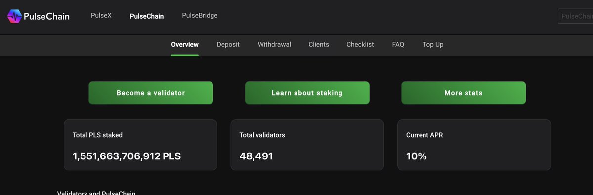 CryptoCoffee369's tweet image. in #PulseChain, validators are currently making 10% APR - 2.5x more than #Ethereum

learn how to run your own at validatorstore.com

make sure to also understand everything on launchpad.pulsechain.com 

Liquid staking derivatives are coming too (like LiDo and RocketPool)…