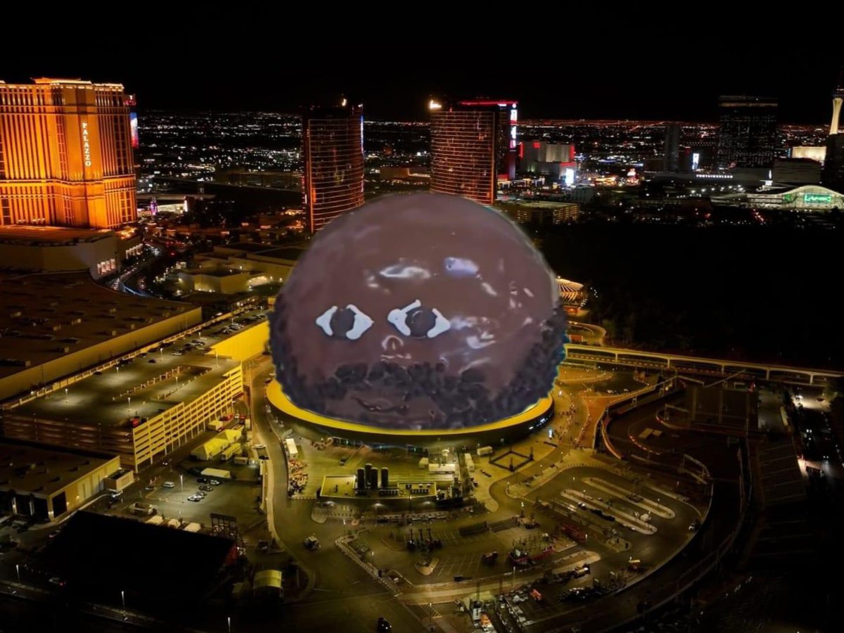 serieamemes's tweet image. The Sphere di Las Vegas ma é la torta Lukaku