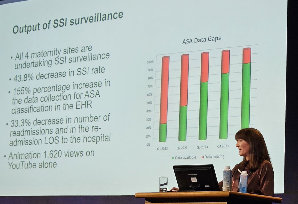 Sinead Horgan (@sineadhorgan1) on Twitter photo @MaryFitzm12 showcasing the great work in reducing surgical site infection in the maternity units <a href="/IrelandSouthWID/">Ireland South Women & Infants Directorate</a> through education & targeted interventions & sharing the video on SSI & Sepsis for maternity patients post C-Section <a href="/BridAOSullivan/">Bridie O'Sullivan</a> @NationalQPS #Sepsis2024 @MaryFitzm12 showcasing the great work in reducing surgical site infection in the maternity units <a href="/IrelandSouthWID/">Ireland South Women & Infants Directorate</a> through education & targeted interventions & sharing the video on SSI & Sepsis for maternity patients post C-Section <a href="/BridAOSullivan/">Bridie O'Sullivan</a> @NationalQPS #Sepsis2024