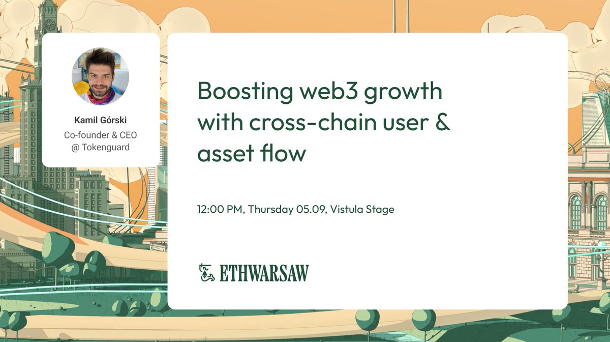 Kamil Górski (@kamilgorski) on Twitter photo Join me at <a href="/ETHWarsaw/">ETHWarsaw 🧜♀️🇵🇱</a> this week to discuss how implementing bridges can boost the growth of web3 ecosystems and DeFi protocols based on examples of <a href="/wormhole/">Wormhole</a>, <a href="/MoonbeamNetwork/">Moonbeam Network</a> & others! 🔥
See you there! <a href="/Marcin_Kaz13/">Marcin Kazmierczak</a> <a href="/TomKecz/">Tomasz Kęczkowski</a> <a href="/drdr_zz/">Damian Rusinek</a> <a href="/AntoniZolciak/">Antoni Zolciak</a> <a href="/juchenek/">paulina joskow | jchnk.eth 🦇🔊</a> <a href="/blakebeyond/">Blake Lezenski🙏</a> Join me at <a href="/ETHWarsaw/">ETHWarsaw 🧜♀️🇵🇱</a> this week to discuss how implementing bridges can boost the growth of web3 ecosystems and DeFi protocols based on examples of <a href="/wormhole/">Wormhole</a>, <a href="/MoonbeamNetwork/">Moonbeam Network</a> & others! 🔥
See you there! <a href="/Marcin_Kaz13/">Marcin Kazmierczak</a> <a href="/TomKecz/">Tomasz Kęczkowski</a> <a href="/drdr_zz/">Damian Rusinek</a> <a href="/AntoniZolciak/">Antoni Zolciak</a> <a href="/juchenek/">paulina joskow | jchnk.eth 🦇🔊</a> <a href="/blakebeyond/">Blake Lezenski🙏</a>
