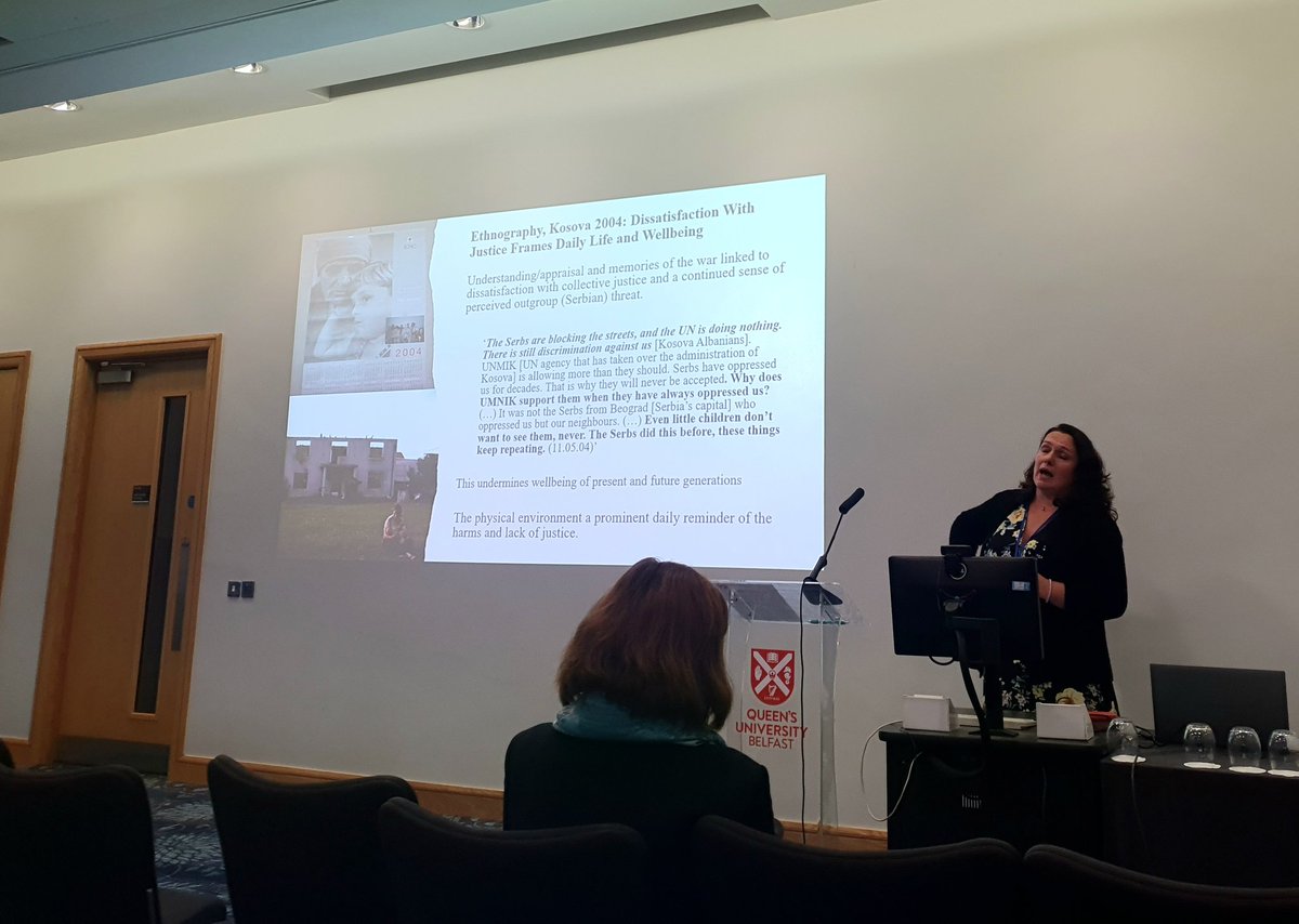 Mhairi Bowe SocPsy (@mhairibowe) on Twitter photo <a href="/Blerina_Kellezi/">Dr Blerina Këllezi</a> shares our work on the impact of human rights violations, conflict, and trauma on justice seeking and wellbeing in Kosova, Albania, and N. Ireland at #spsconf Watch this space for forthcoming paper. <a href="/socialpsychUK/">BPS Social Psychology Section</a> <a href="/QUBelfast/">Queen's University Belfast 🎓</a> <a href="/Blerina_Kellezi/">Dr Blerina Këllezi</a> shares our work on the impact of human rights violations, conflict, and trauma on justice seeking and wellbeing in Kosova, Albania, and N. Ireland at #spsconf Watch this space for forthcoming paper. <a href="/socialpsychUK/">BPS Social Psychology Section</a> <a href="/QUBelfast/">Queen's University Belfast 🎓</a>