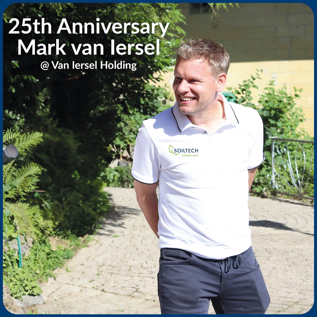 soil_tech's tweet image. We have celebrated the 25th anniversary of Mark van Iersel within the family holding Van Iersel. He’s third generation co-owner of this holding, of which Soiltech is a part of.  We hope to enjoy his enthusiasm and expertise for many years to come.
#25thanniversary #proudofourteam