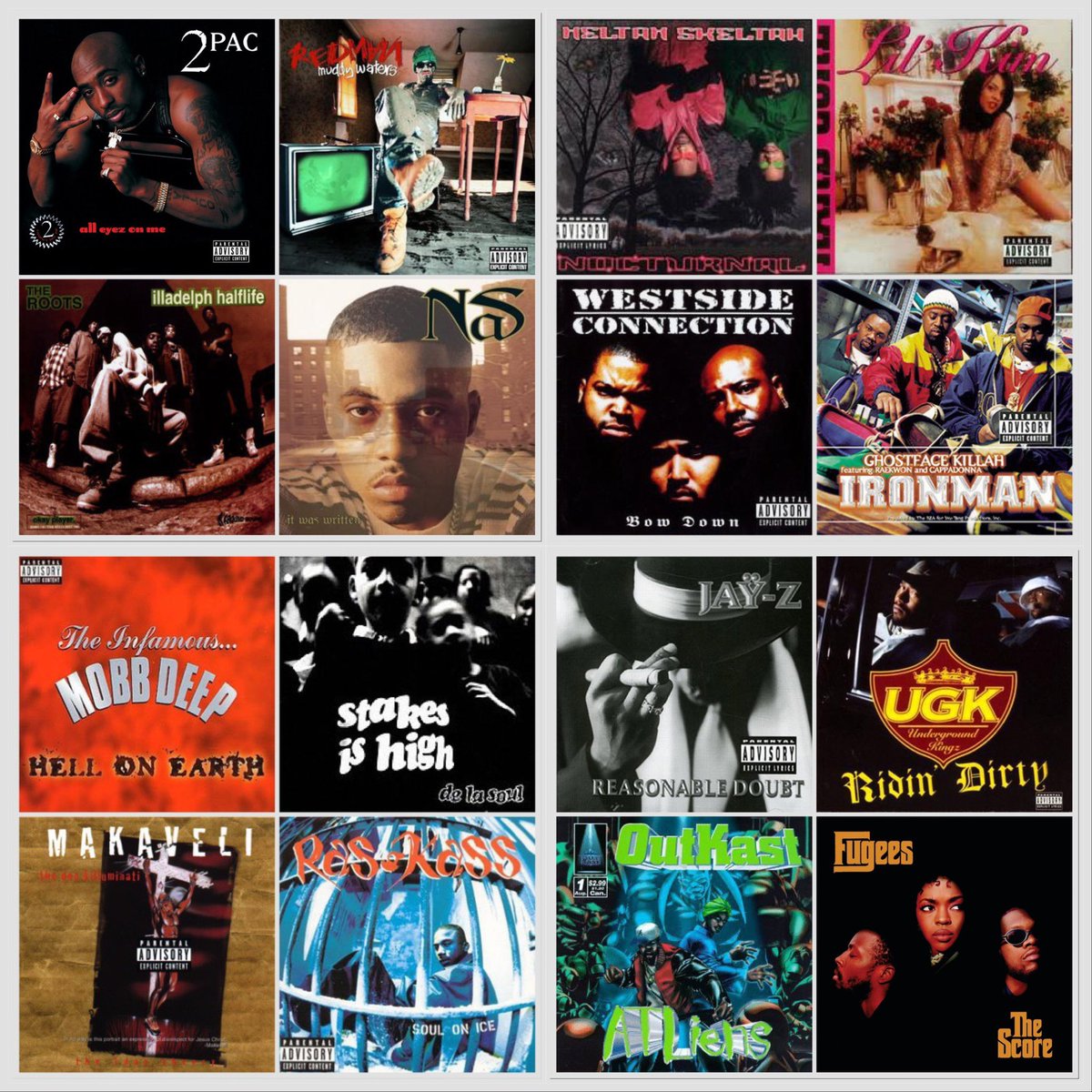 DaysMentality's tweet photo. Is 96’ the GOAT year of Hip Hop❓

Which 3 projects did u bump the most in 96❓ https://t.co/sOkxzYHYJM