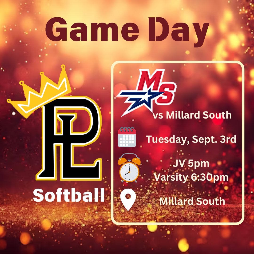 jvpapiosoftball's tweet photo. Game day, game day! Come watch at Millard south!! https://t.co/L9AKAkEhvW