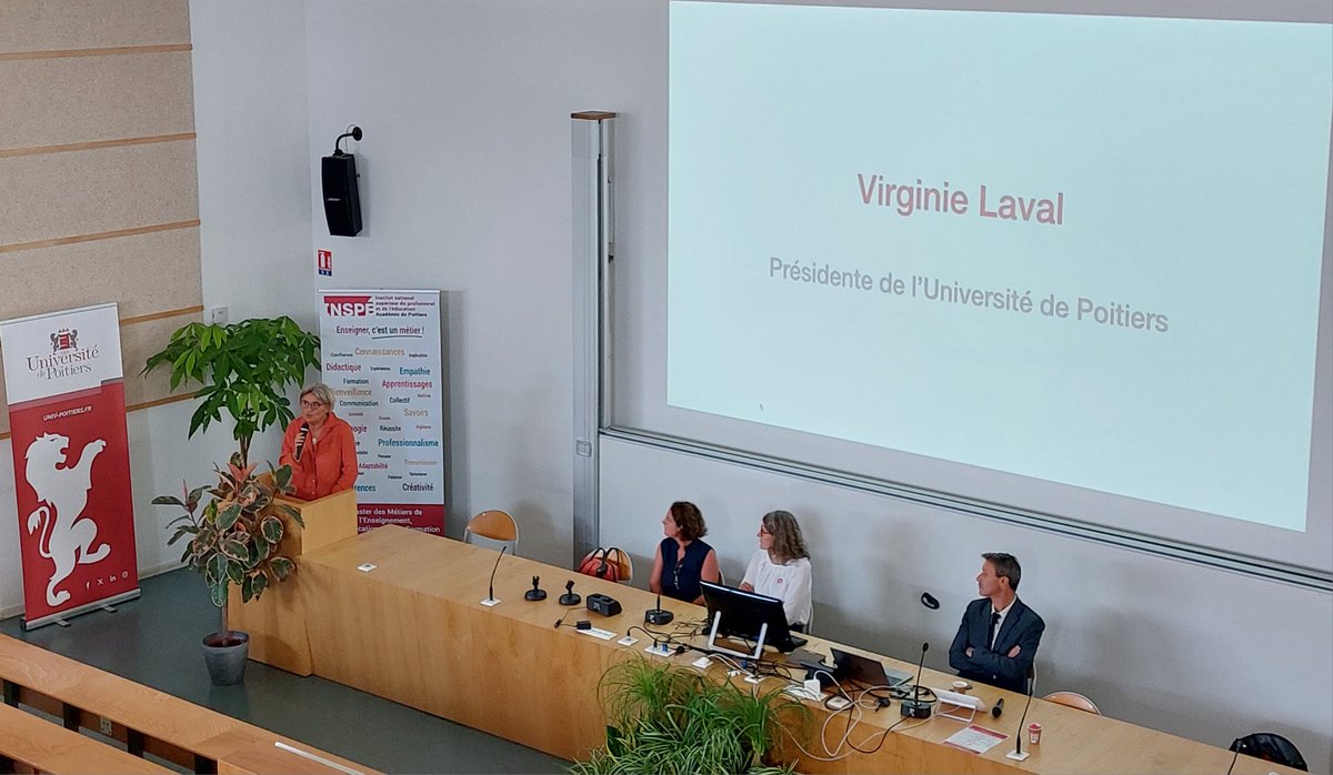 virginie_laval's tweet image. 👩‍🎓👨‍🎓Fière et heureuse d&apos;accueillir les #étudiants de @UnivPoitiers pour une nouvelle année sur tous nos campus !
👏 Tous mes remerciements aux collègues qui permettent d&apos;organiser cette rentrée et qui font vivre le #service #public toute l&apos;année !