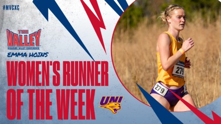 Missouri Valley Conference (@mvcsports) on Twitter photo Women's Runner of the Weekβ‘οΈEmma Hoins
<a href="/UNITrackFieldXC/">UNI T&F/XC</a>
βͺοΈHoins finished with 17:23.0 time in the 5k
#MVCXC Women's Runner of the Weekβ‘οΈEmma Hoins
<a href="/UNITrackFieldXC/">UNI T&F/XC</a>
βͺοΈHoins finished with 17:23.0 time in the 5k
#MVCXC