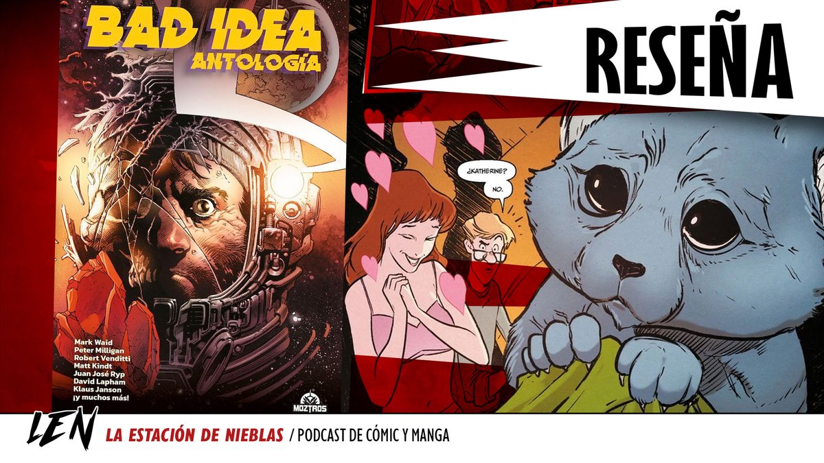 Mascotas asesinas, mundos extraños, parques acuáticos de locura... esto y mucho más es lo que tenéis en Bad Idea Antología, un tomo de <a href="/EsMoztros/">Moztros Editorial</a> donde grandes artistas nos proponen sorprendentes ideas en una gran selección de historias cortas.
youtube.com/watch?v=T4EEAN…

#comics