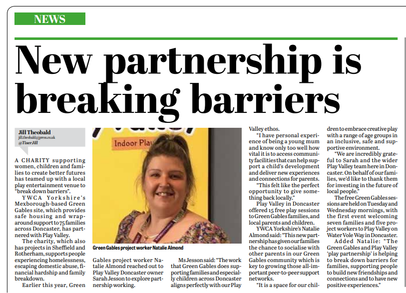 'Play Partnership' is making headlines again - you might have seen us in the Dearne Valley Weekender recently &amp; here in the <a href="/rotherhamtiser/">Rotherham Advertiser</a> rotherhamadvertiser.co.uk/.../vital-char…

#Doncaster #playvalleydoncaster #charity #southyorkshirecharity #doncastercharity #communitysupport <a href="/JillTheobald/">Jill Theobald</a>