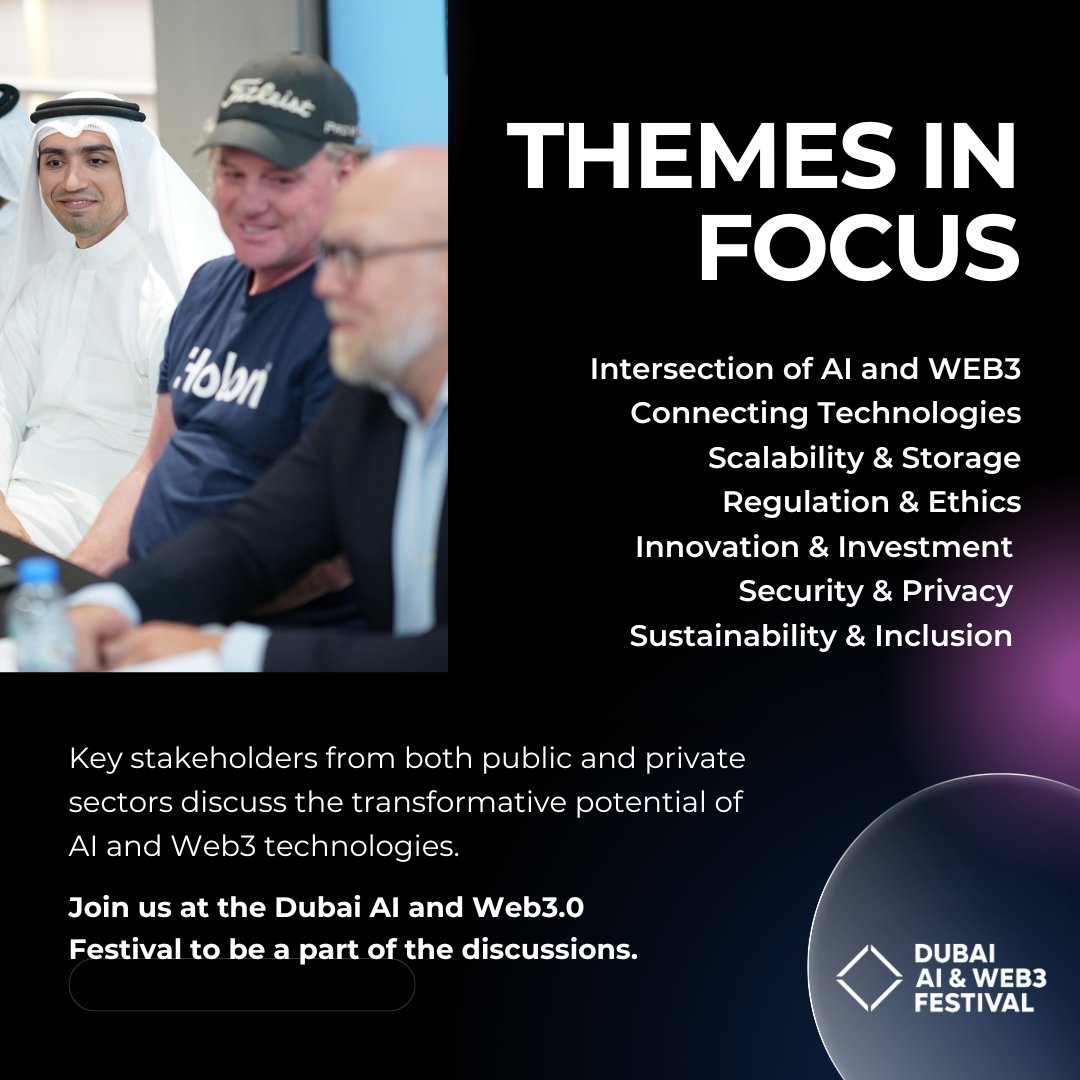 GlobalHolon's tweet image. 🌐 Dubai AI &amp;amp; Web3 Festival 🌐 

Join us next week as we discuss all things AI and Web3!

For more details, visit: dubaiaiweb3festival.com

#Holon #AI #Web3 #Dubai