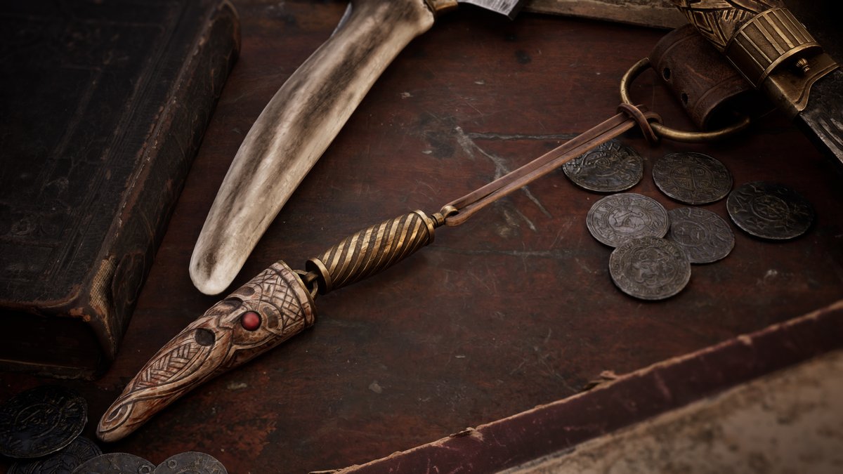 imsujay47's tweet photo. Raven Knife Full project: https://t.co/Wn2jgwqwZR 
I am happy to share my latest project, Raven Knife.  #Digital3d #Realtime #GameArt #Weapons #Gamedev #raven #vikings #knife #props #3dartist #texturing #unrealengine #substancepainter #autodeskmaya https://t.co/ghz7ewCEsH