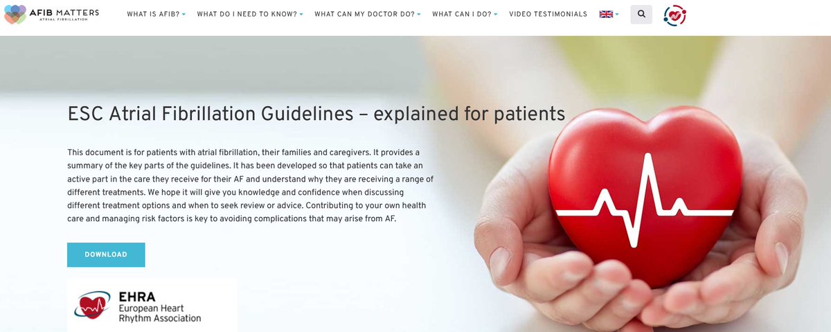 Melanie Gunawardene (@mel_gunawardene) on Twitter photo Now online ‼️‼️
The ESC Atrial fibrillation guidelines for patients >> yes, this is correct!
A patient guideline ! 😃
Looking forward to more soon 🙌🏽
#EHRA #patientcommittee
<a href="/purerfellner/">Dr. Helmut Pürerfellner</a> <a href="/PrashSanders/">Prash Sanders</a> <a href="/AGEP_DGK/">AGEP</a> <a href="/Herzstiftung/">Deutsche Herzstiftung</a> <a href="/jongichun/">Julian Chun</a> <a href="/AVerstrael/">Axel Verstrael</a> <a href="/KarimBenali42/">Karim Benali</a> Now online ‼️‼️
The ESC Atrial fibrillation guidelines for patients >> yes, this is correct!
A patient guideline ! 😃
Looking forward to more soon 🙌🏽
#EHRA #patientcommittee
<a href="/purerfellner/">Dr. Helmut Pürerfellner</a> <a href="/PrashSanders/">Prash Sanders</a> <a href="/AGEP_DGK/">AGEP</a> <a href="/Herzstiftung/">Deutsche Herzstiftung</a> <a href="/jongichun/">Julian Chun</a> <a href="/AVerstrael/">Axel Verstrael</a> <a href="/KarimBenali42/">Karim Benali</a>