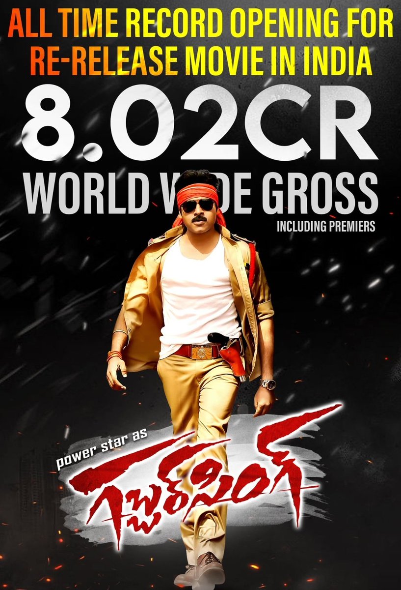 T2BLive's tweet photo. #GabbarSingh4K💥💥💥 https://t.co/EK7giGSRzE