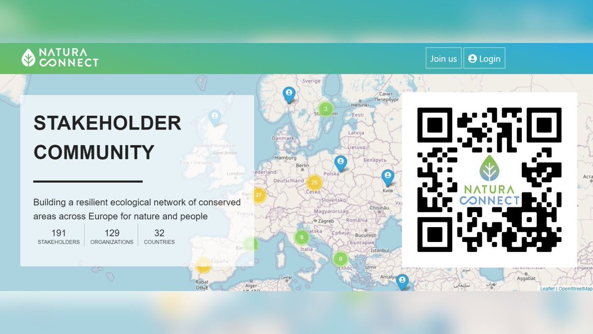 🌍 Join the #NaturaConnect Stakeholder Community! 
It brings together a diverse network of scientists, policymakers, NGOs &amp; more to engage in designing a blueprint for a Trans-European Nature Network of protected &amp; connected areas.
buff.ly/3OkZD1e