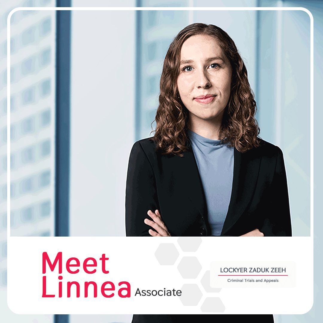 LZZDefence's tweet photo. Meet Linnea Kornhauser, our newest Associate at Lockyer Zaduk Zeeh!

She is dedicated to upholding her clients' rights and providing strong, compassionate advocacy.

Learn more about Linnea: https://t.co/JVJdzrjqLB

#LZZLaw #CriminalLaw #DefenceLawyer #NewAssociate #LegalAdvocate https://t.co/htKsIf6lNO