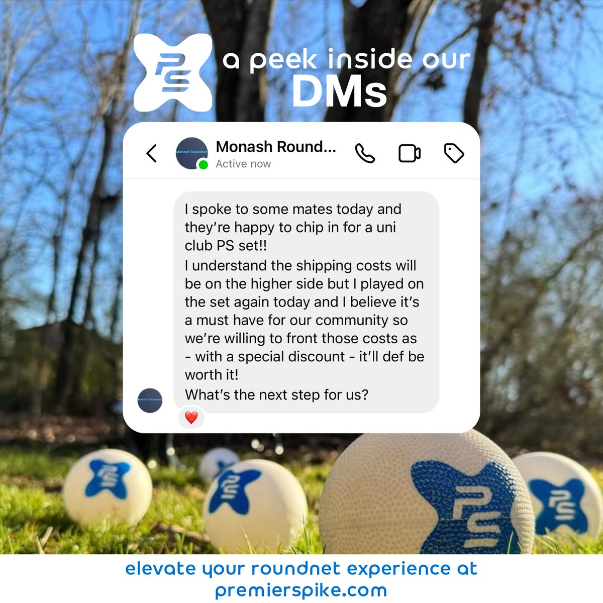 premier_spike's tweet image. Premier Spike is a must have for any roundnet community. 👌

#premierspike #roundnet #roundnetcommunity #productreview #quality