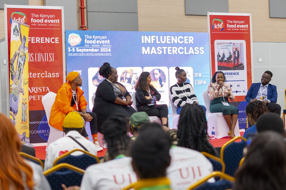 goplacesdigital's tweet photo. An ongoing Influencer Masterclass is happening now at KFE 2024! 
Industry leaders are sharing their insights, answering your questions, and guiding you on how to take your brand to the next level. 

Stay tuned for more updates!

📍 Sarit Expo Centre, Nairobi, Kenya  

#KFE2024 https://t.co/dqdHk8P0Yc