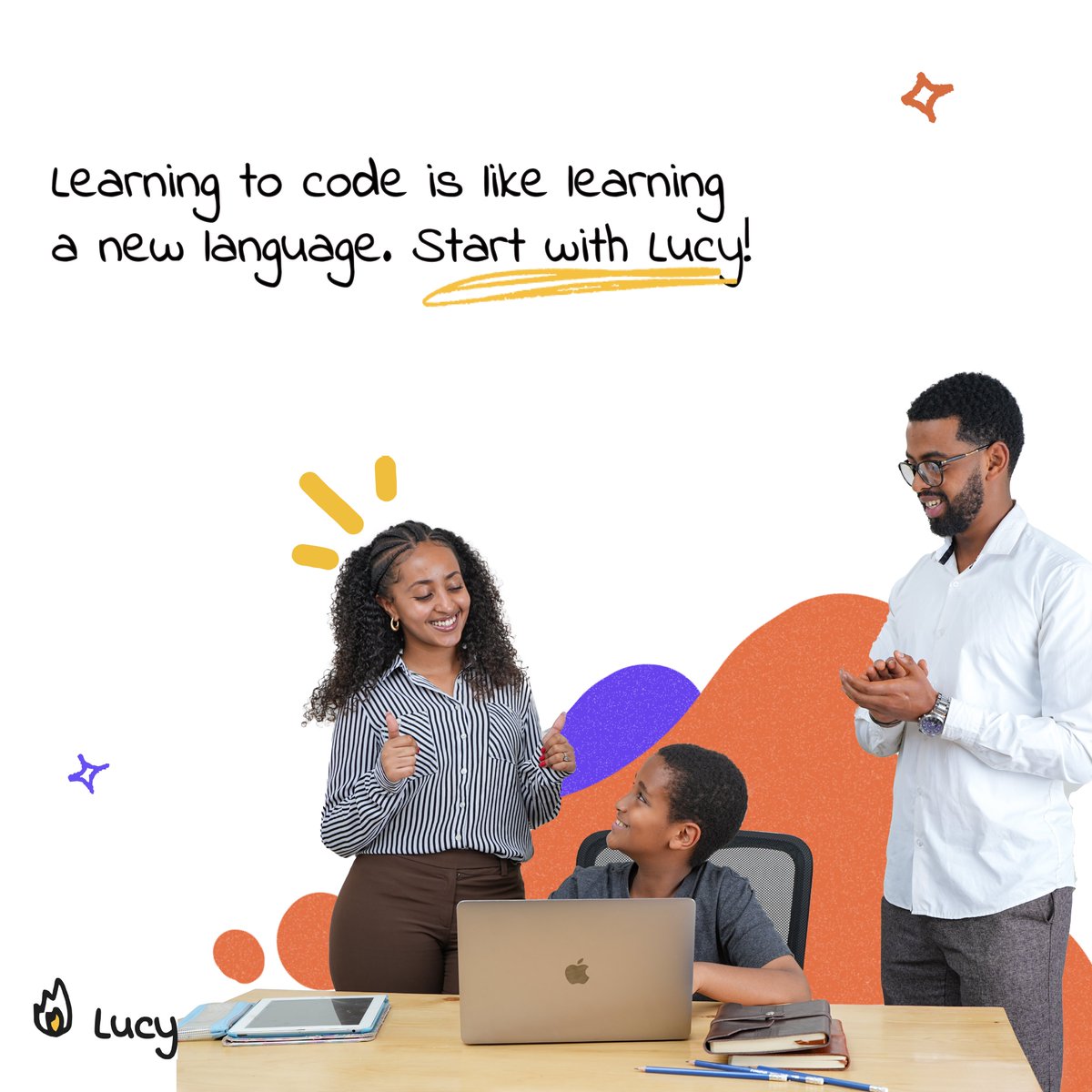 codewithlucy's tweet image. Ready to unravel the secrets of coding?  Learn to code with Lucy and unlock your potential. Join our vibrant community of learners and start your journey today.
#LucyCoding #CodingForKids #EthiopianDiaspora #CodeSkills
