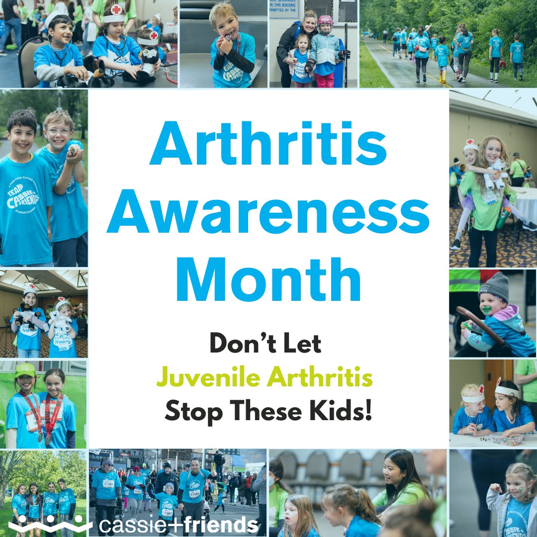 This #ArthritisAwarenessMonth, let's educate others that kids get arthritis too. Early diagnosis can save a child from a life of pain and disability.

Help us raise awareness by sharing this post. Together, let's make a #PainFreeFuture a reality. 

#ConnectingJA #CAFSociety