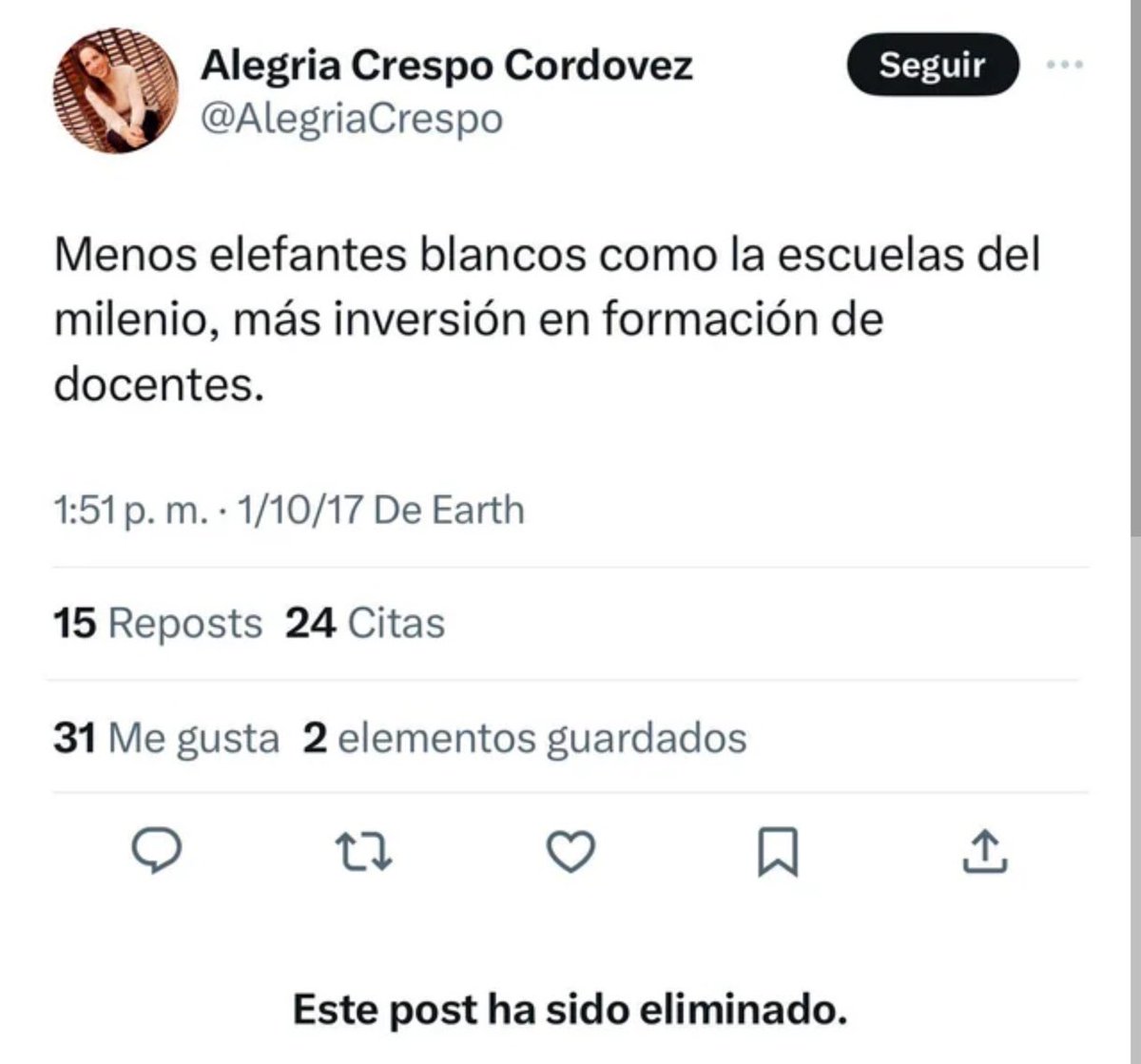 MashiRafael's tweet image. La ignorancia es atrevida. Así venga de supuestos Ph.D.
Solo les pido: ¡prohibido olvidar!
En fin...
#LosCorruptosSiempreFueronEllos