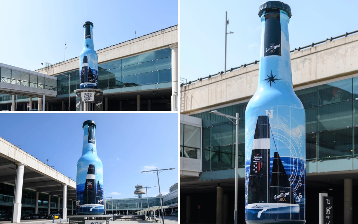 Mahou San Miguel ha lanzado una edición especial de su cerveza 0,0 con motivo de la celebración de la Copa América de Vela. La cervecera española se estrena como patrocinadora y han querido que su nueva botella luzca junto a la Torre de Control del Aeropuerto de Barcelona.